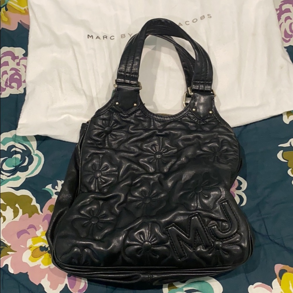 Marc by Marc Jacobs Leather Floral Satchel